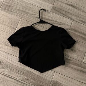 Black Women's Crop Top